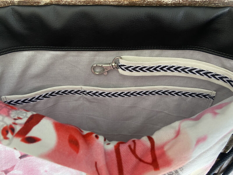 Bag für Erwachsene - Rosa Ornamente/Blumen – Bild 2