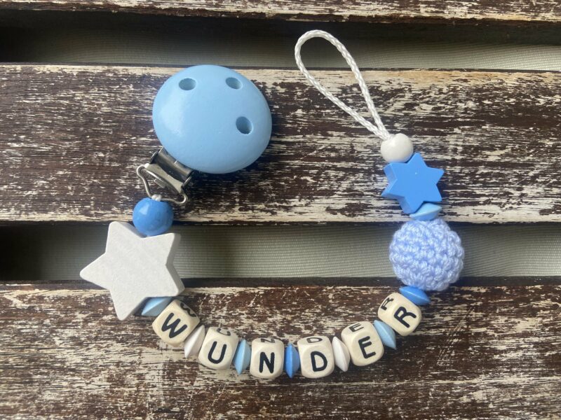 Nuggikette WUNDER - hellblau
