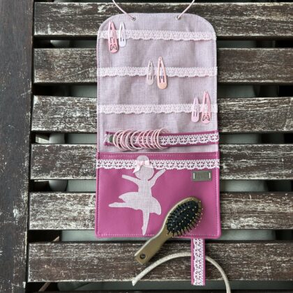 Spängeliparkplatz - pink/rosa mit Spitze und Ballerina