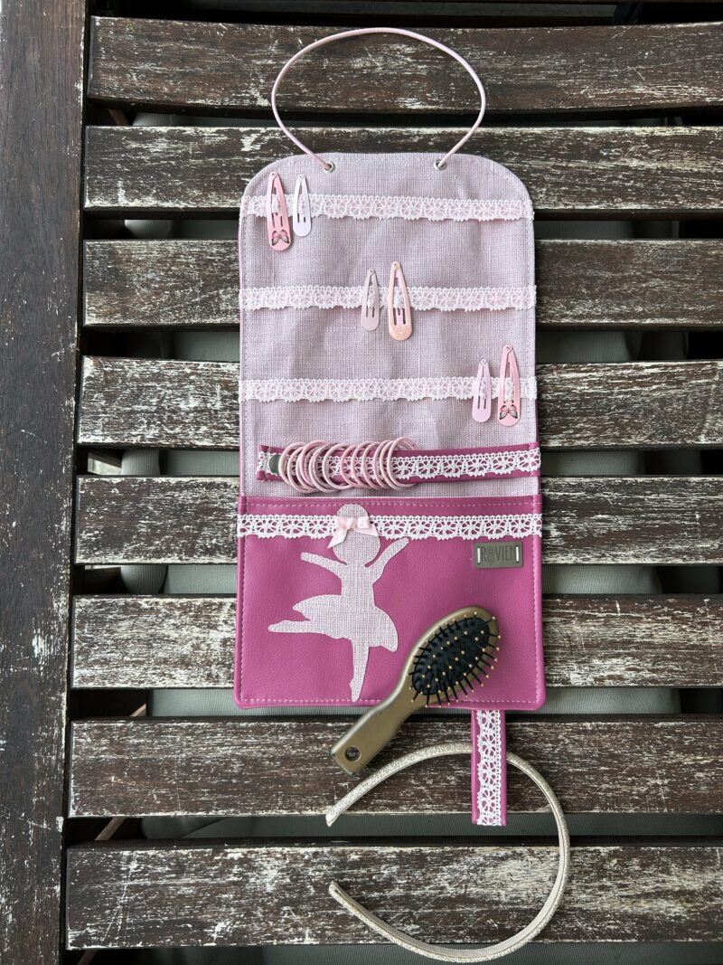 Spängeliparkplatz - pink/rosa mit Spitze und Ballerina