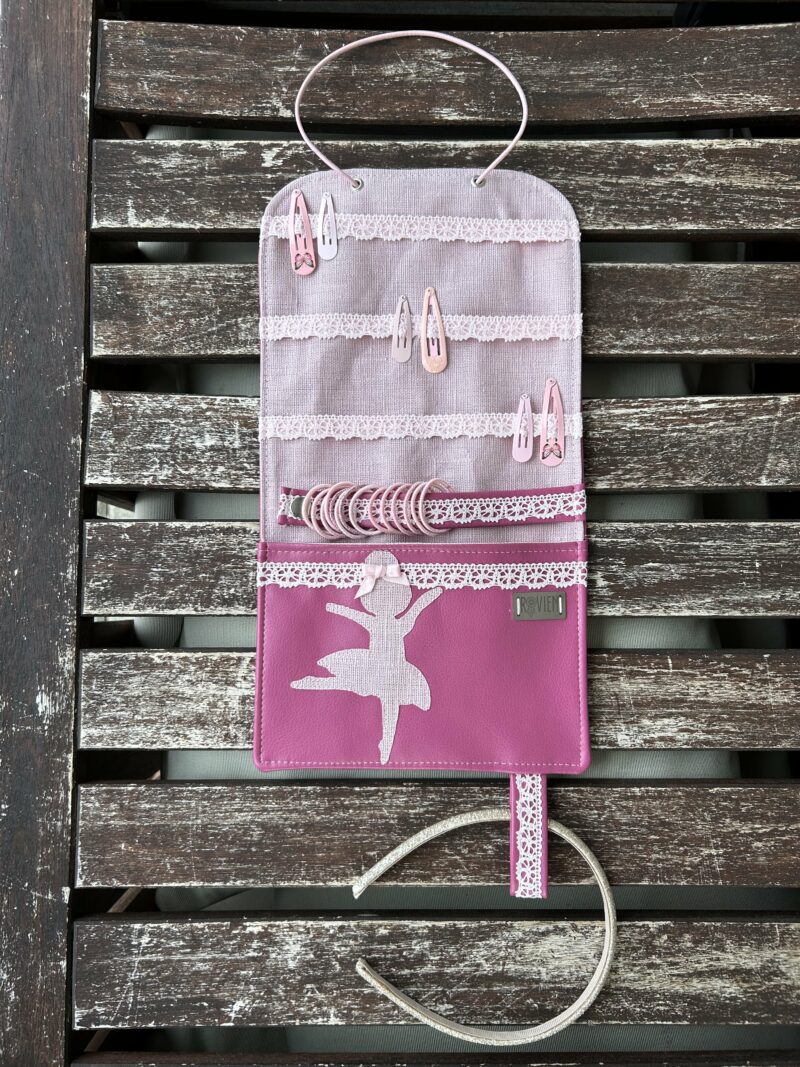 Spängeliparkplatz - pink/rosa mit Spitze und Ballerina – Bild 2