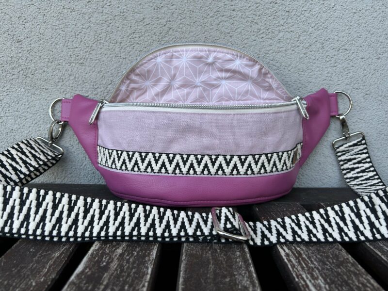 Crossbody Bag - pink/rosa Zickzack