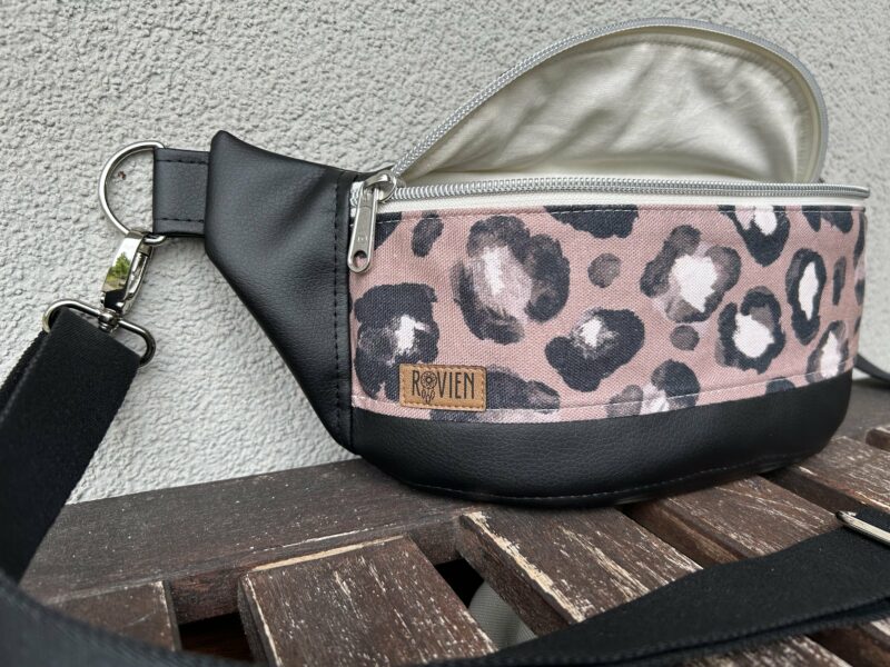 Crossbody Bag - Leo braun/schwarz mit kleinem Portemonnaie – Bild 4
