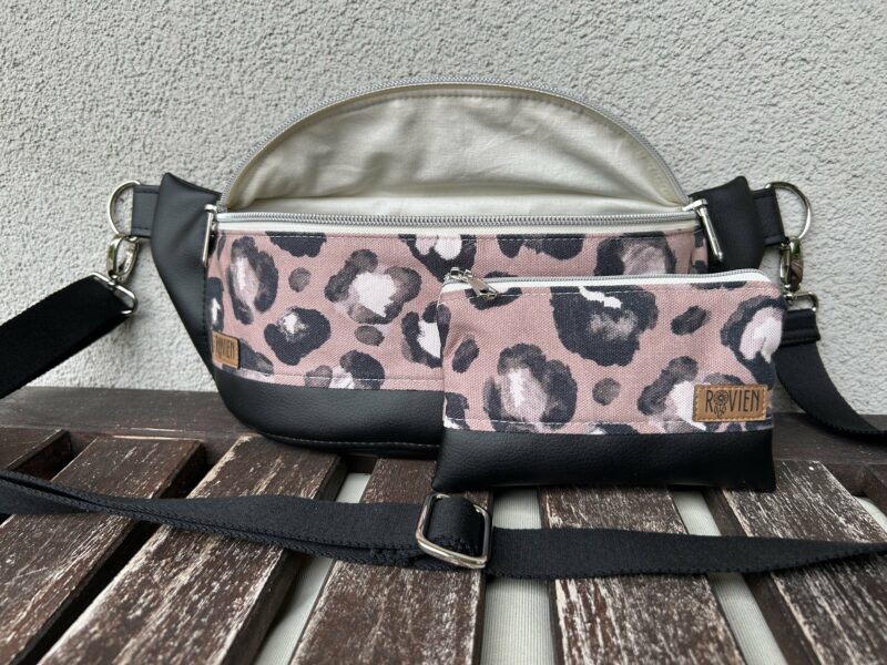 Crossbody Bag - Leo braun/schwarz mit kleinem Portemonnaie – Bild 2