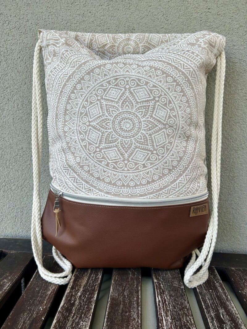 Bag für Erwachsene - Mandala braun